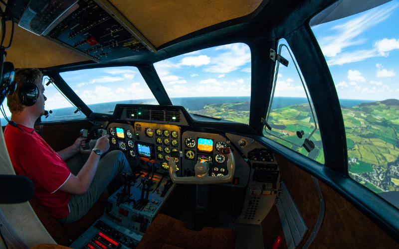 Simulátor dopravního letadla L410 na letišti Ostrava Mošnov